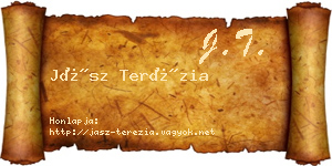 Jász Terézia névjegykártya