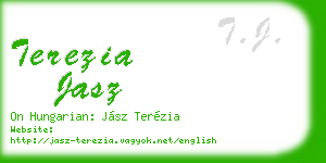 terezia jasz business card